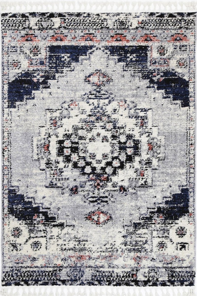 Pristine Blue Grey Oriental Rug - Ruggy