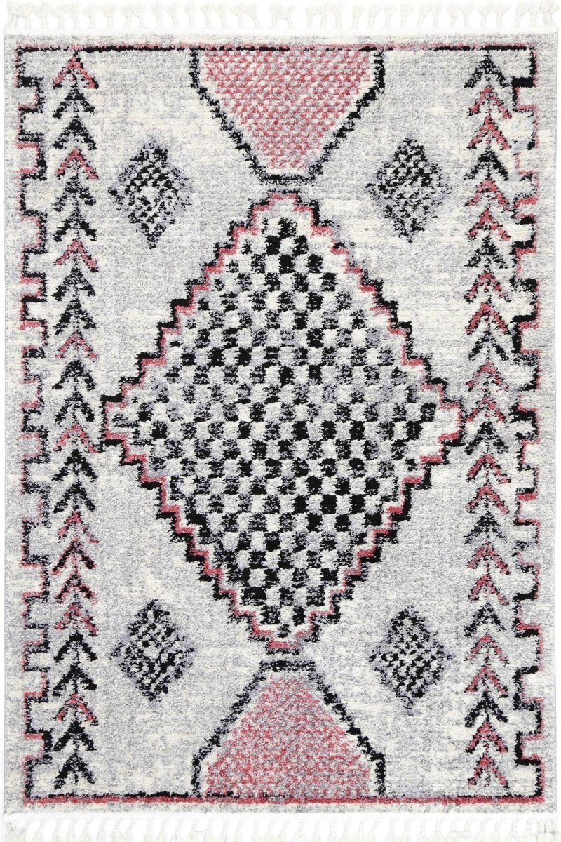 Pristine Multi Pink Bohemian Rug - Ruggy