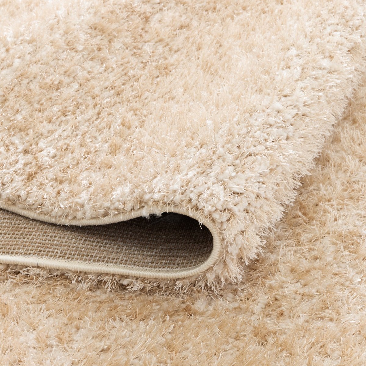 Puff Soft Shaggy Beige Rug - Ruggy