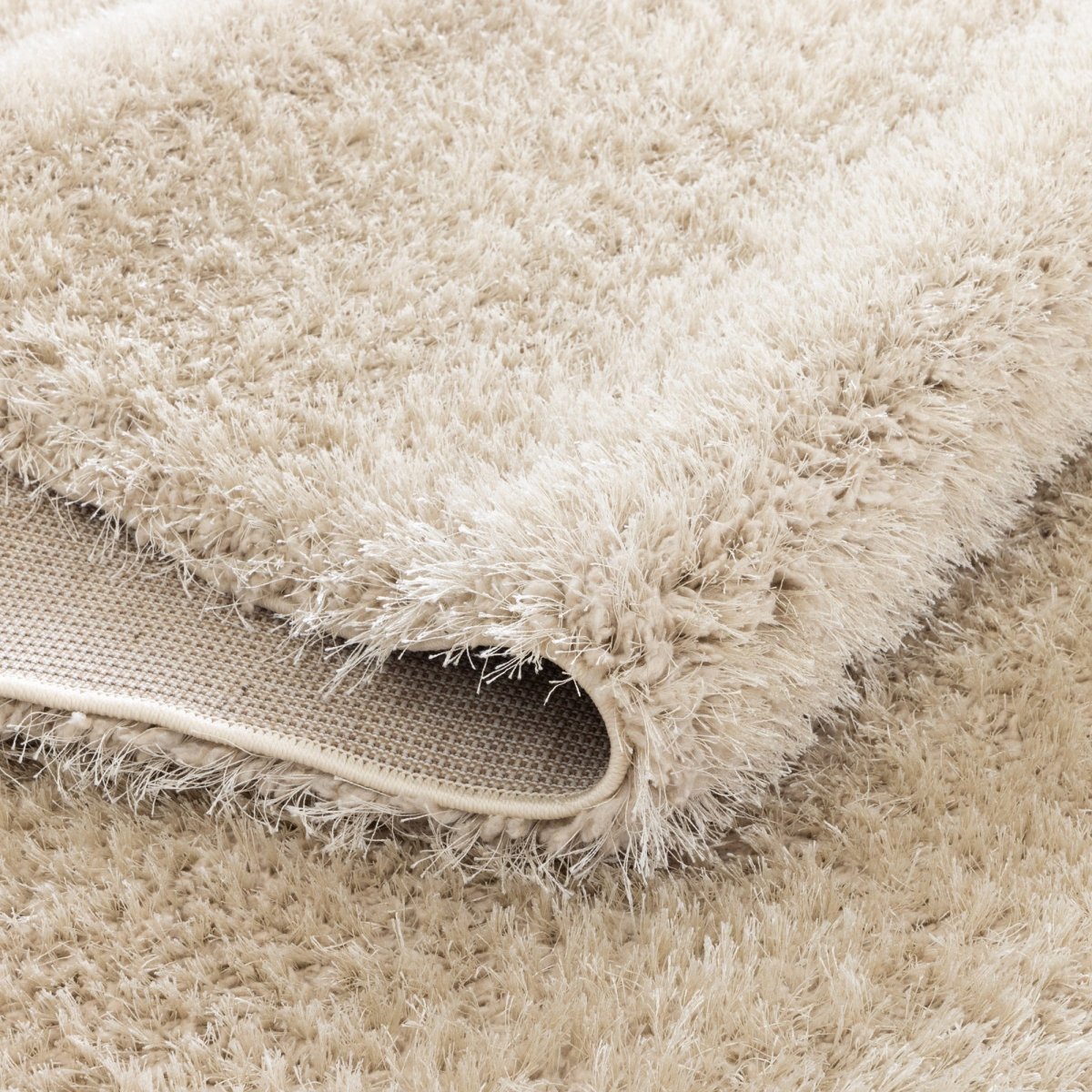 Puff Soft Shaggy Beige Rug - Ruggy