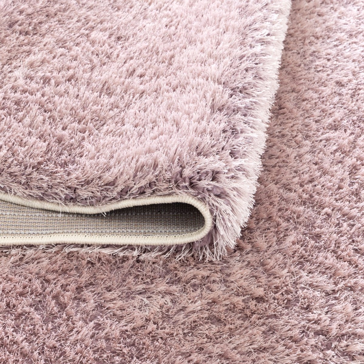 Puff Soft Shaggy Pink Rug - Ruggy