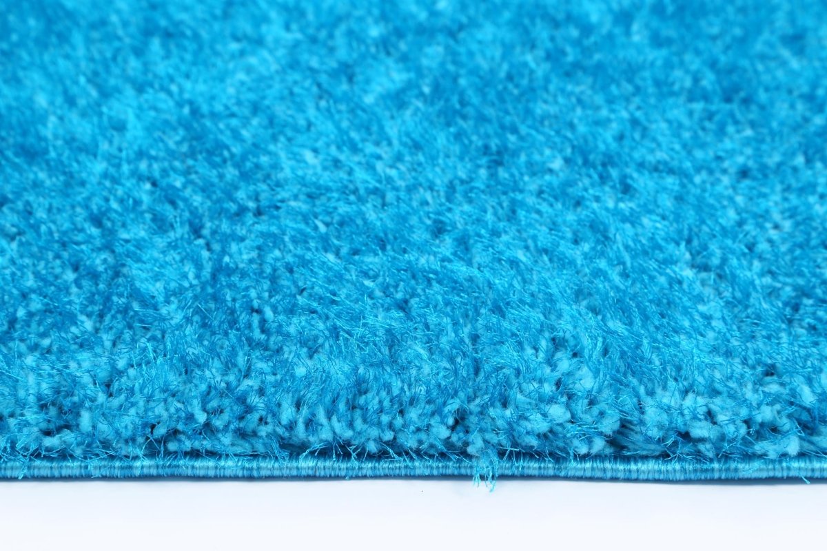 Puff Soft Shaggy Teal Rug - Ruggy