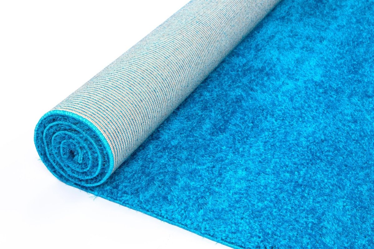 Puff Soft Shaggy Teal Rug - Ruggy