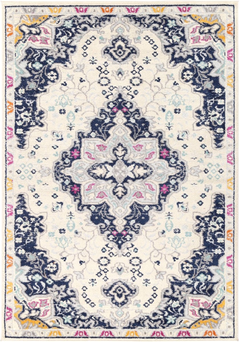 Pulse Acate Ivory & Multi Transitional Rug - Ruggy