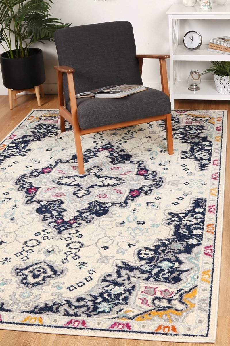 Pulse Acate Ivory & Multi Transitional Rug - Ruggy