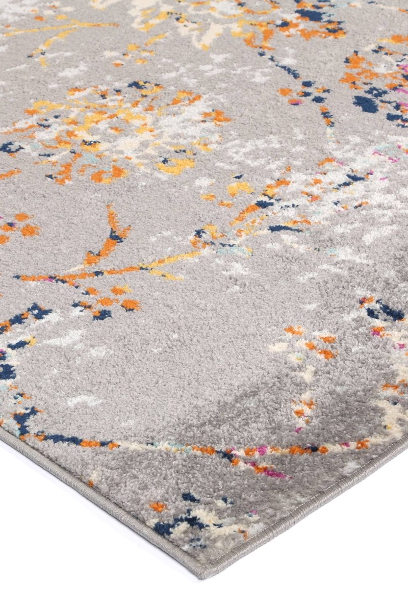 Pulse Catina Grey & Multi Contemporary Rug - Ruggy