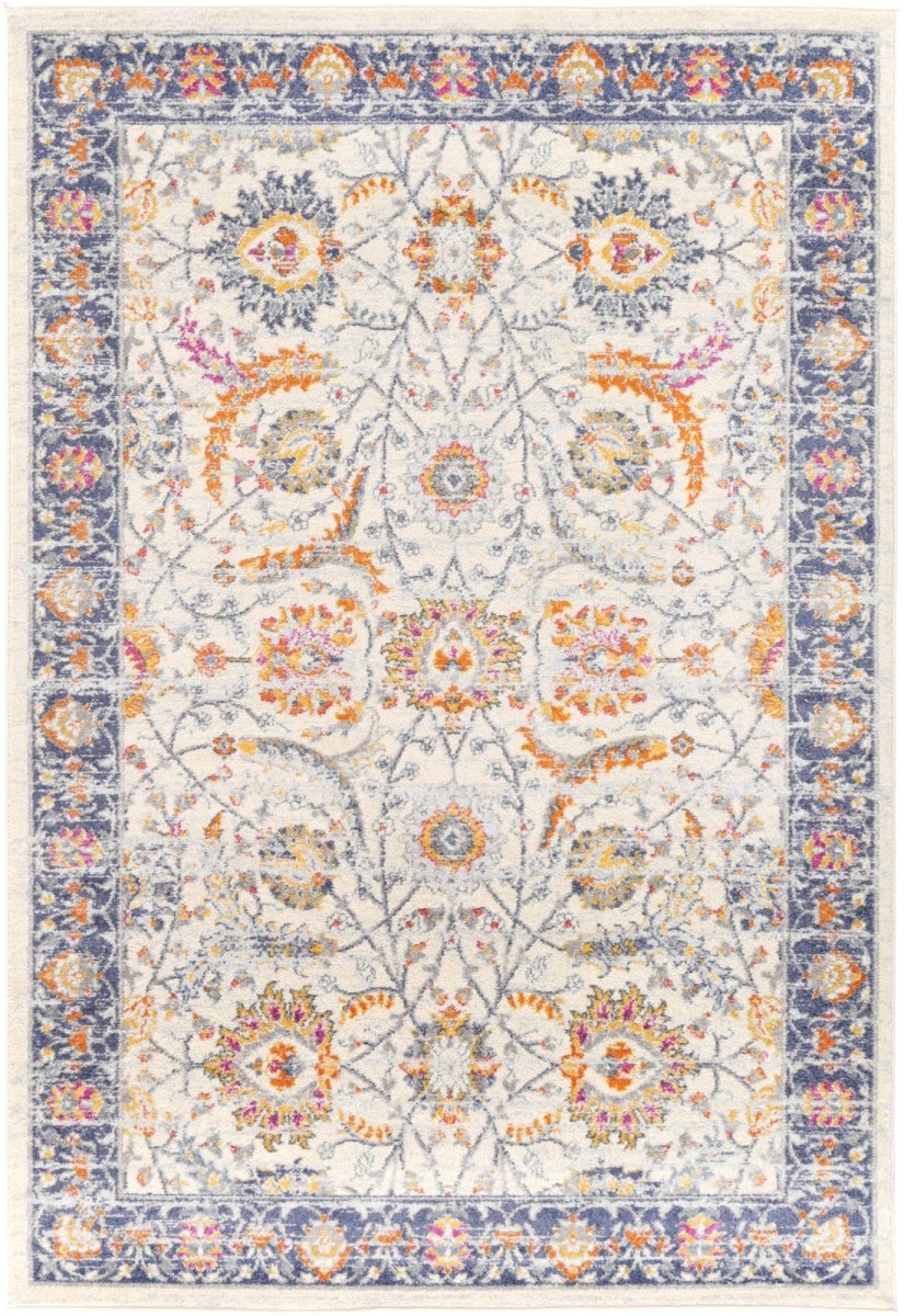 Pulse Mortilli Blue & Yellow Transitional Rug - Ruggy