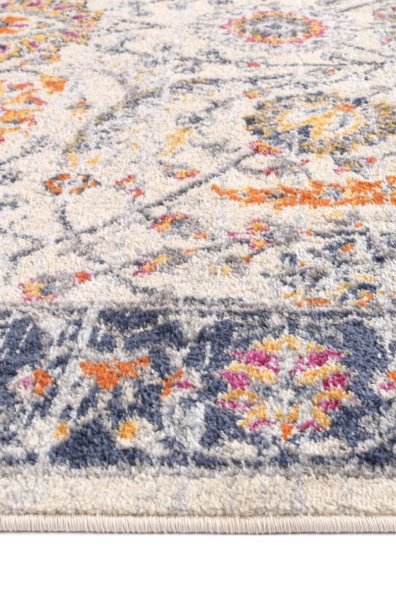 Pulse Mortilli Blue & Yellow Transitional Rug - Ruggy