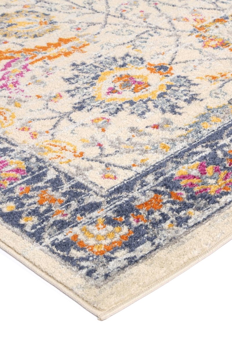 Pulse Mortilli Blue & Yellow Transitional Rug - Ruggy