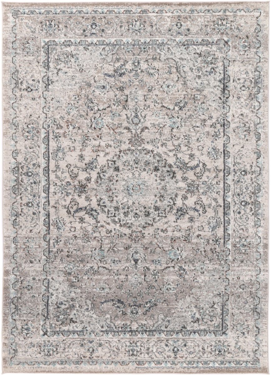 Recyclo Kassites Traditional Cream Rug - Ruggy