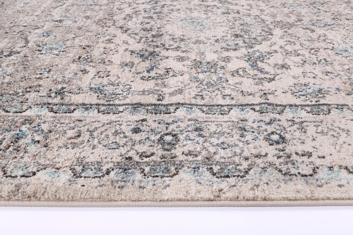 Recyclo Kassites Traditional Cream Rug - Ruggy