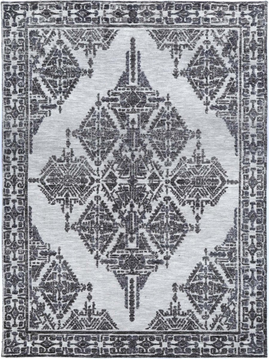 Ritz Grey Cotton Blend Rug - Ruggy