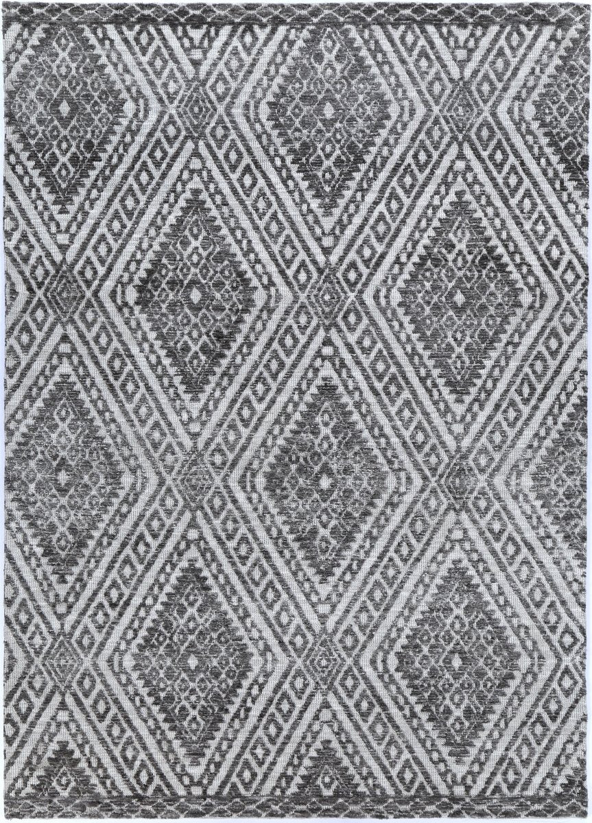 Ritz Majitha Grey Cotton Blend Rug - Ruggy