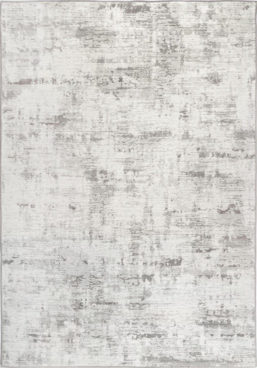 Royal Alfred Ivory Distressed Washable Rug - Ruggy