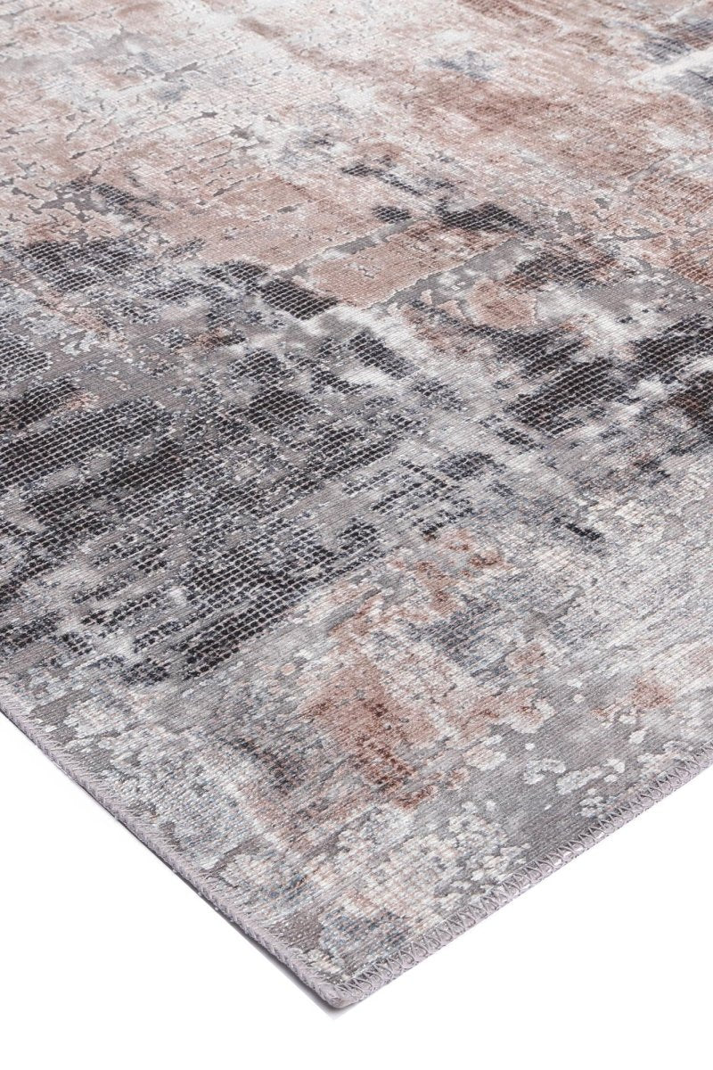 Royal Ash Distressed Washable Rug - Ruggy