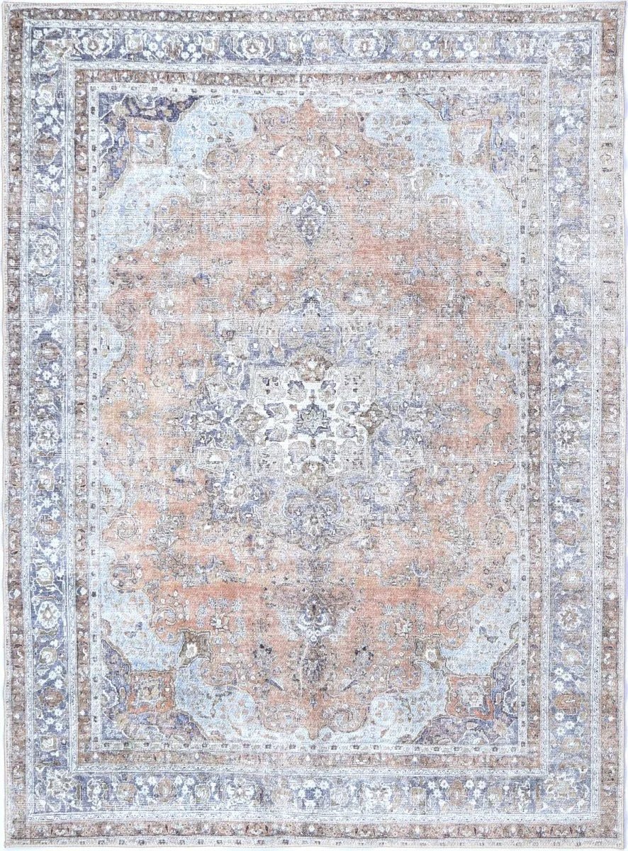 Royal Oxus Desert Distressed Washable Rug - Ruggy