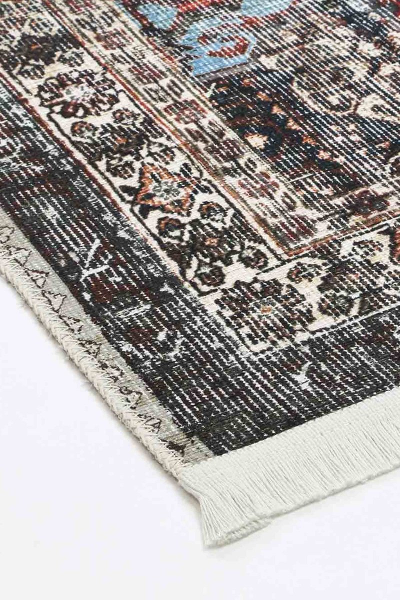 Royal Transitional Multi Distressed Washable Rug - Ruggy