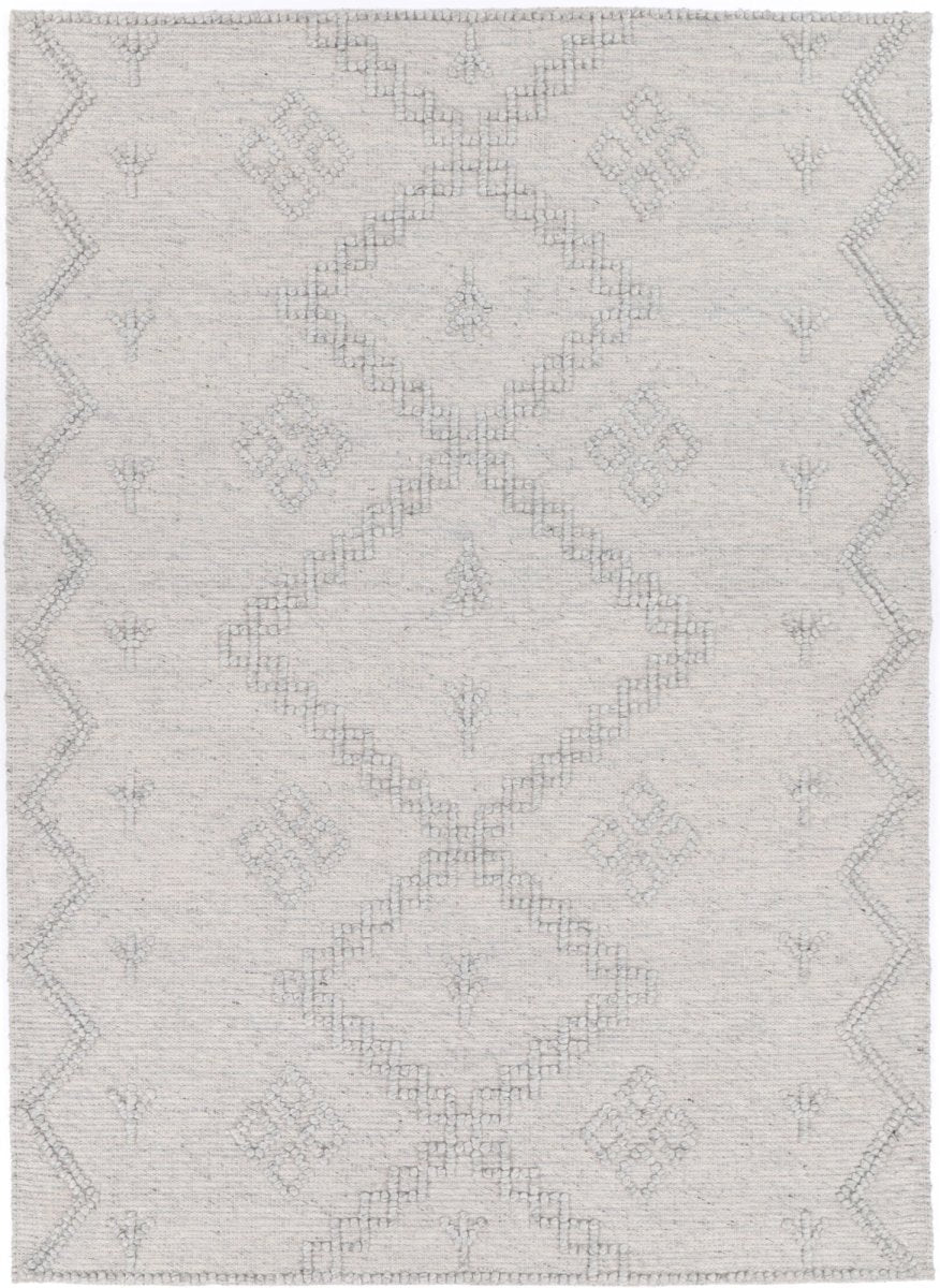 Solace Boho Chic Grey Rug - Ruggy