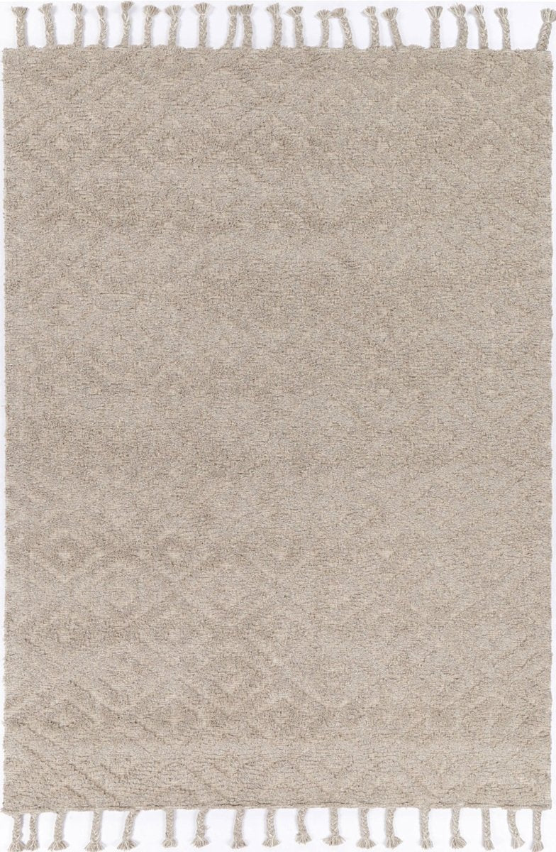 Solace Plush Diamond Ash Rug - Ruggy