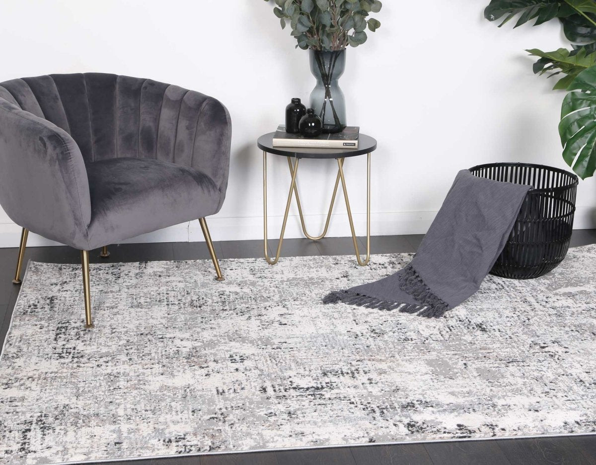 Sustaina Grey Modern Rug - Ruggy