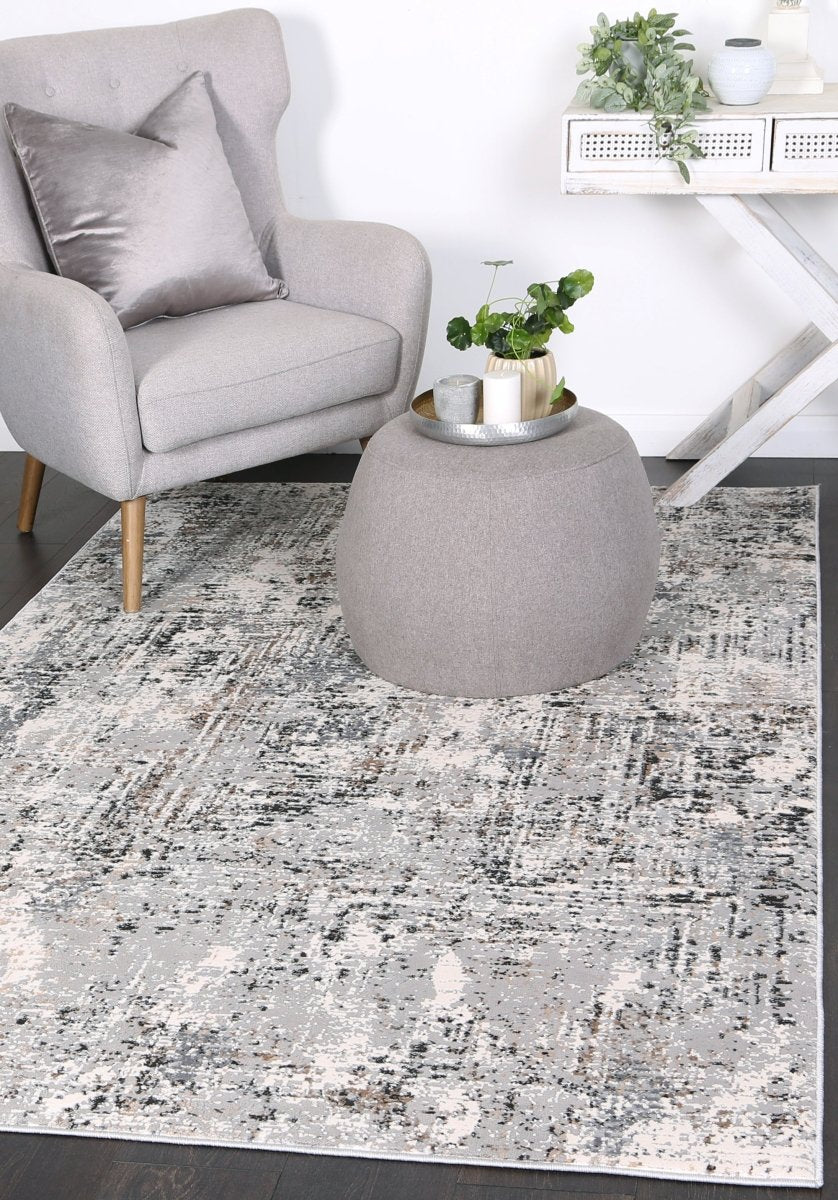 Sustaina Grey Modern Rug - Ruggy