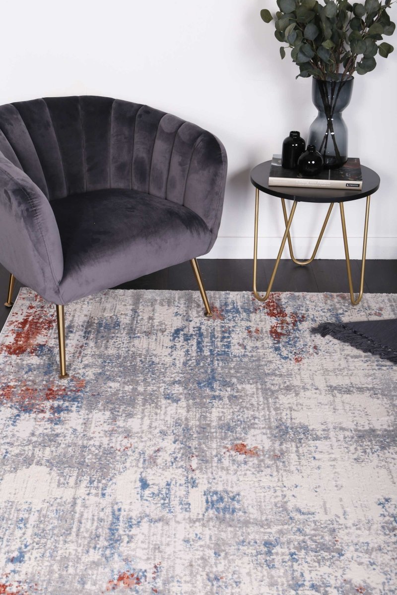 Sustaina Grey Multi Modern Rug - Ruggy