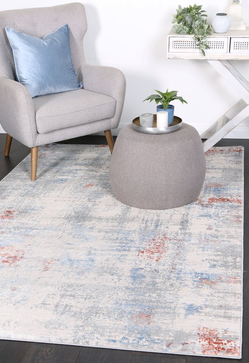 Sustaina Grey Multi Modern Rug - Ruggy