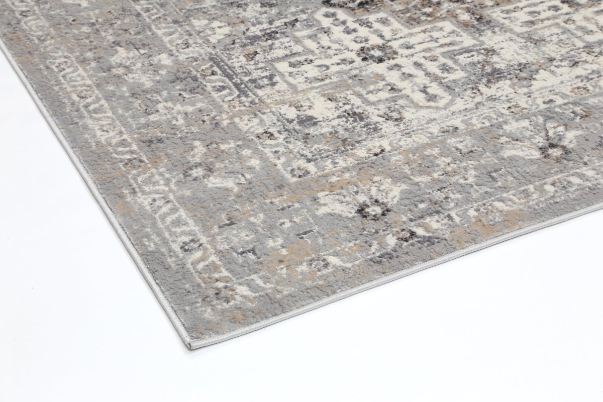 Sustaina Grey Oriental Rug - Ruggy