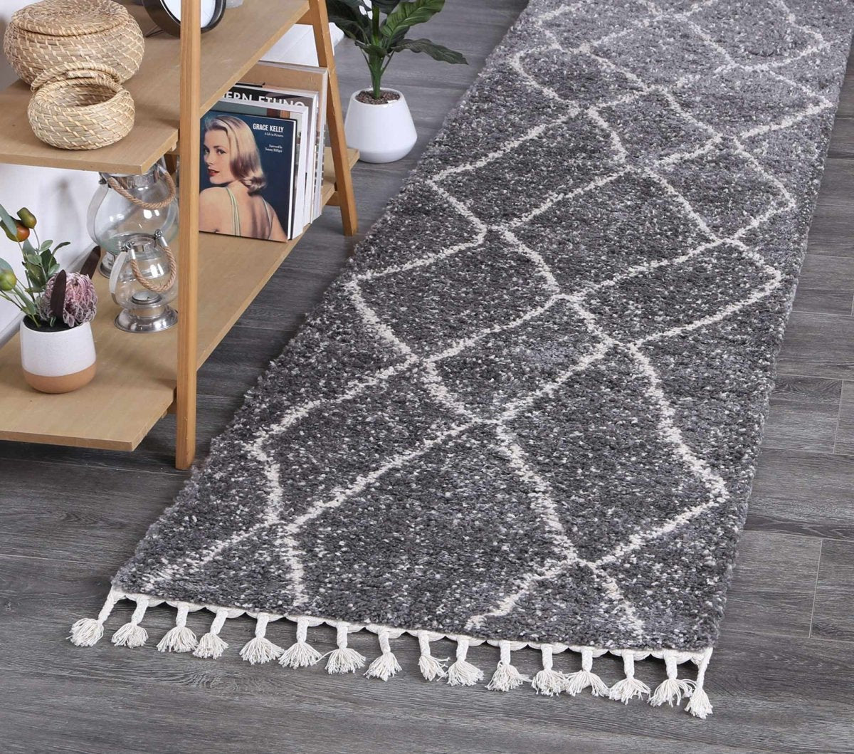 Twinkle Maxen Tribal Grey Rug - Ruggy