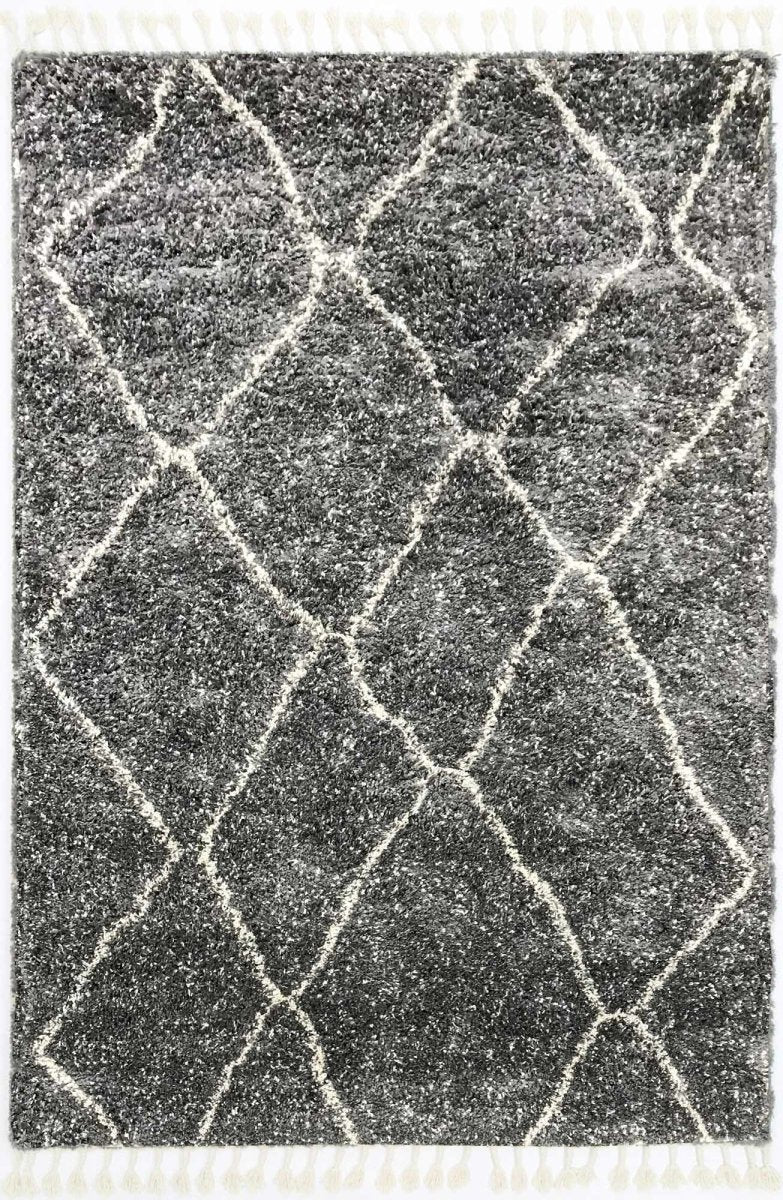 Twinkle Maxen Tribal Grey Rug - Ruggy