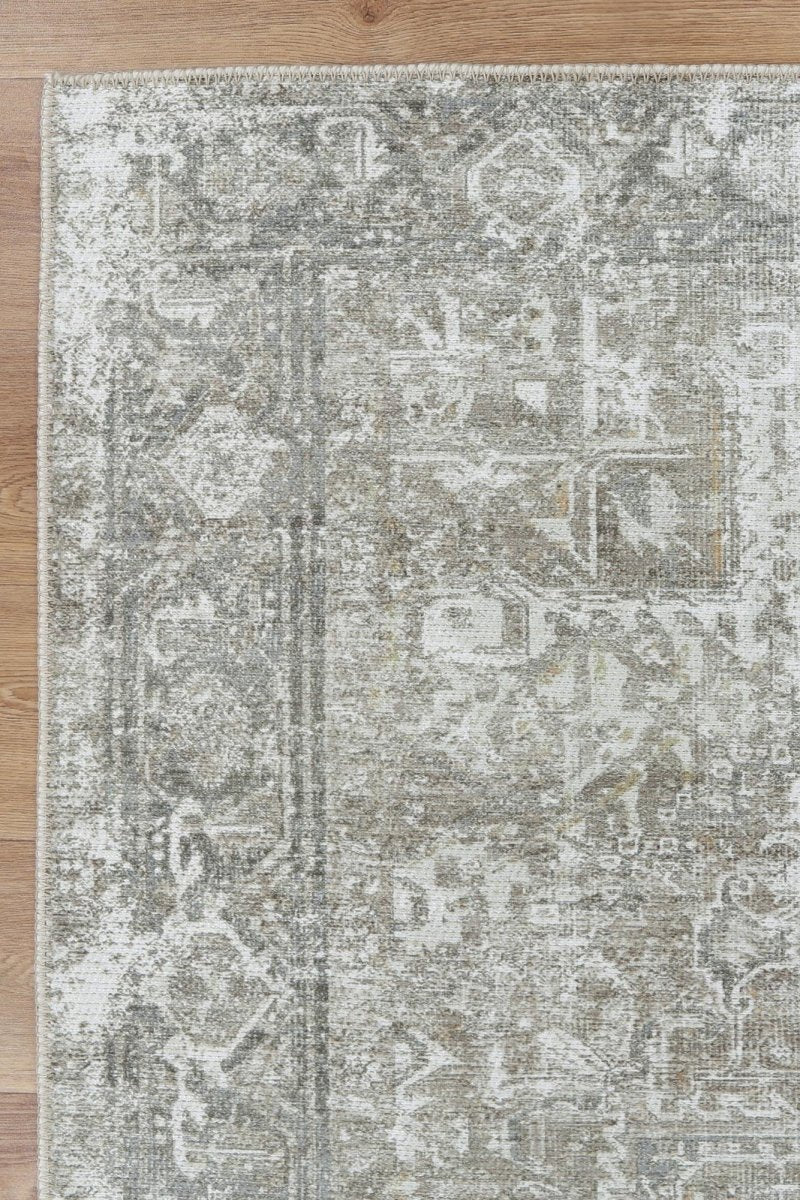 Twist Beige Machine Washable Rug - Ruggy