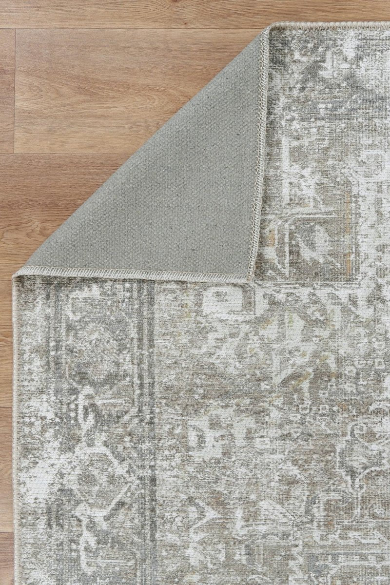 Twist Beige Machine Washable Rug - Ruggy