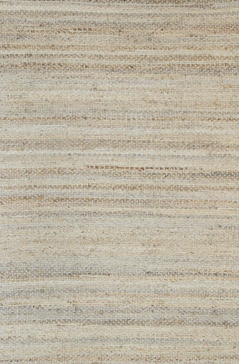 Zen Blue Natural Basket Weave Jute Rug - Ruggy